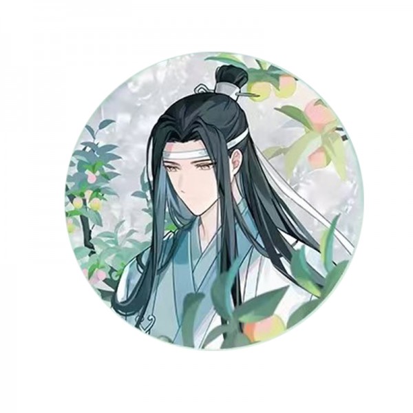 魔道祖师青梅系列徽章-白瓷蓝忘机 吧唧