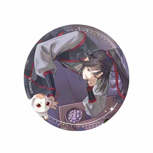 魔道祖师闲庭嬉兔系列周边-魏无羡单人吧唧