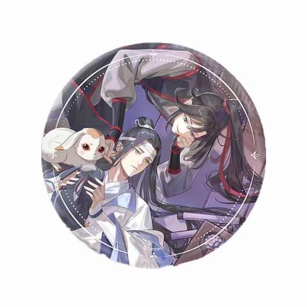 魔道祖师闲庭嬉兔系列周边-双人吧唧