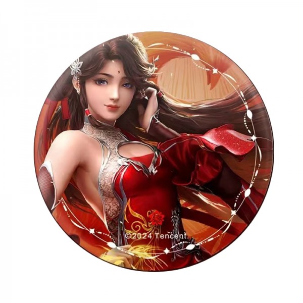 完美世界纪念徽章-火灵儿 吧唧