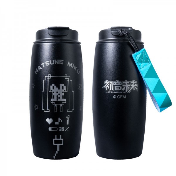 初音未来水杯幸运石正版联名初音未来16周年V7随手杯miku杯 初音未来像素V7随手杯