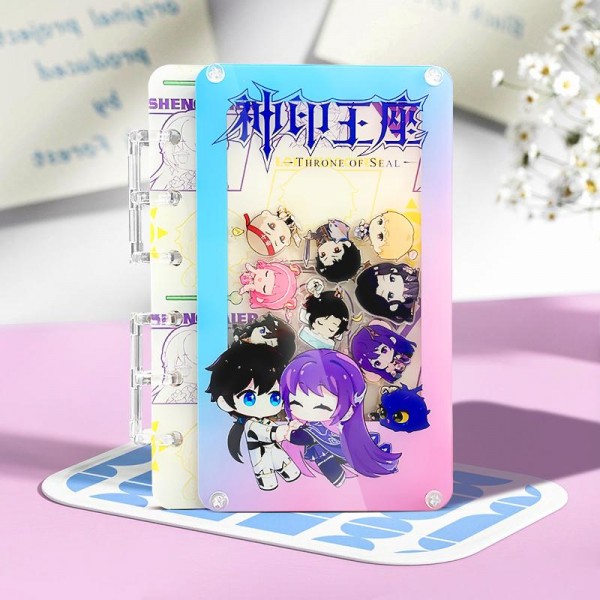 神印王座官方正品亚克力DIY活页摇摇乐笔记本手账本 A7款