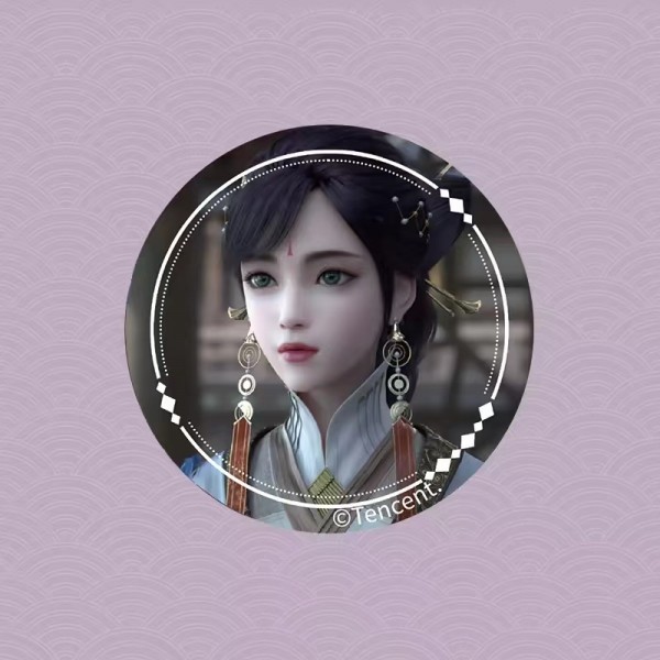 眷思量场景写周边-反光徽章 须灵犀款
