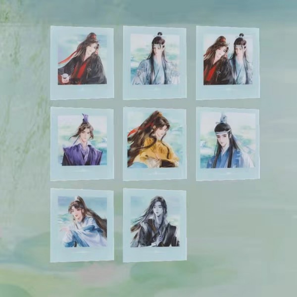 魔道祖师动画-庆典·六载同行系列周边 拍立得(整盒)(全套8款)