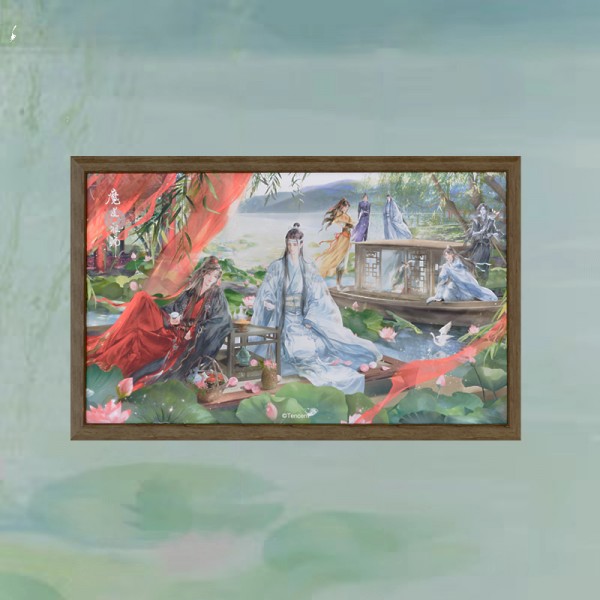 魔道祖师动画-庆典·六载同行系列周边 光栅纪念卡