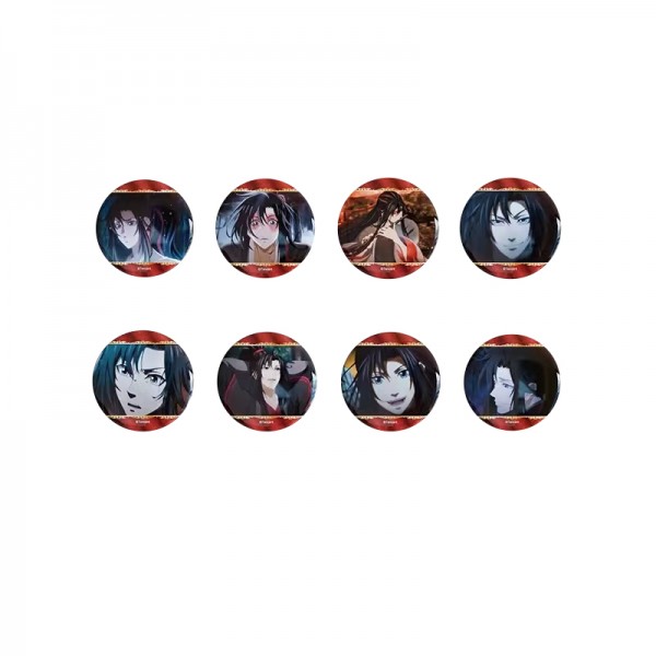 魔道祖师场面写系列官谷 vol.2周边套装/盲盒-魏无羡个人池徽章(整盒)(全套8款)
