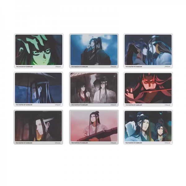 魔道祖师场面写系列官谷 vol.2周边套装/盲盒-亚克力透卡(整盒)(全套9款)
